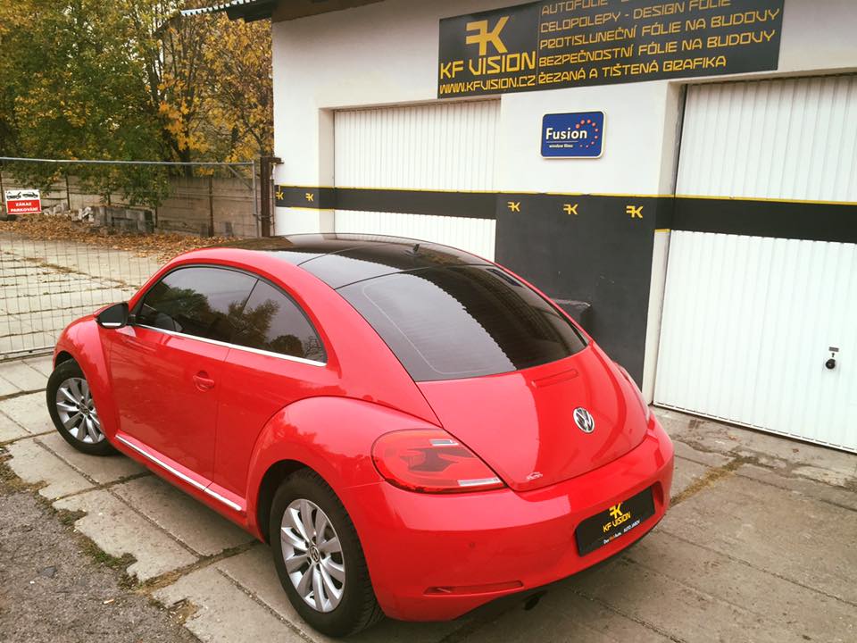 VW beetle polep střech a autofolie